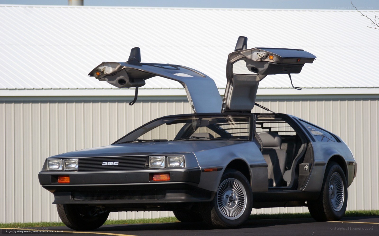DeLorean DMC-12 with gullwing doors