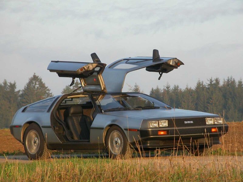 DeLorean DMC-12 with gullwing doors