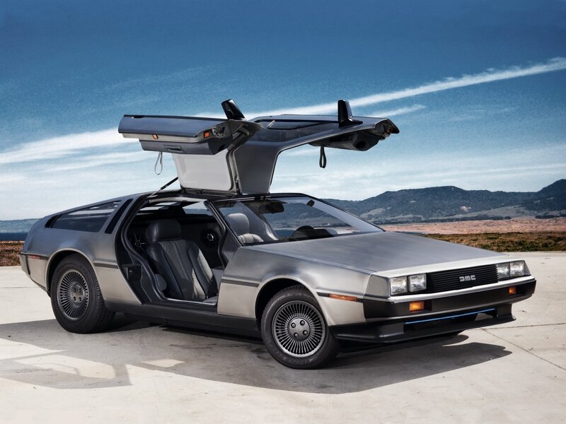 DeLorean DMC-12 with gullwing doors