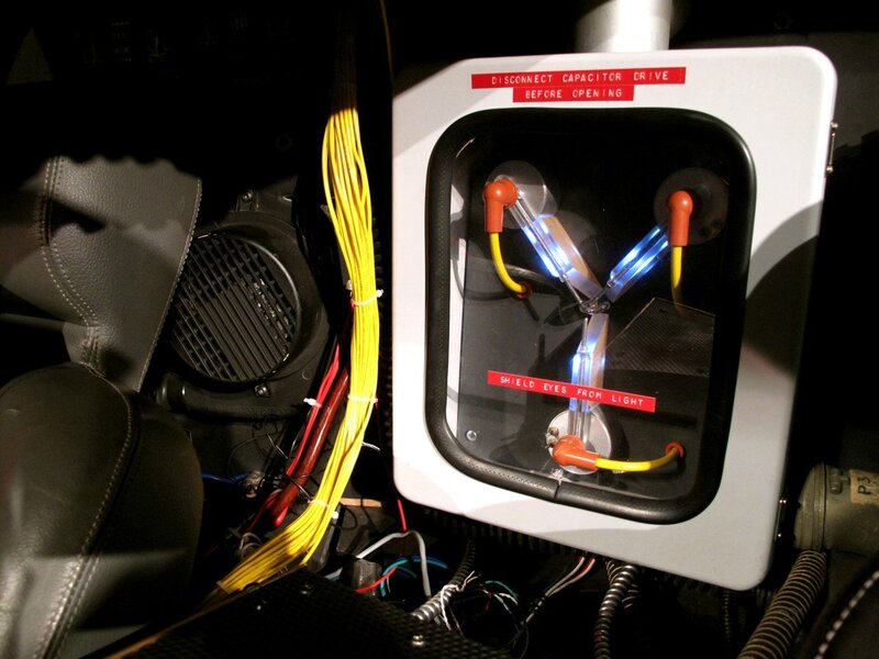 DeLorean time circuit display