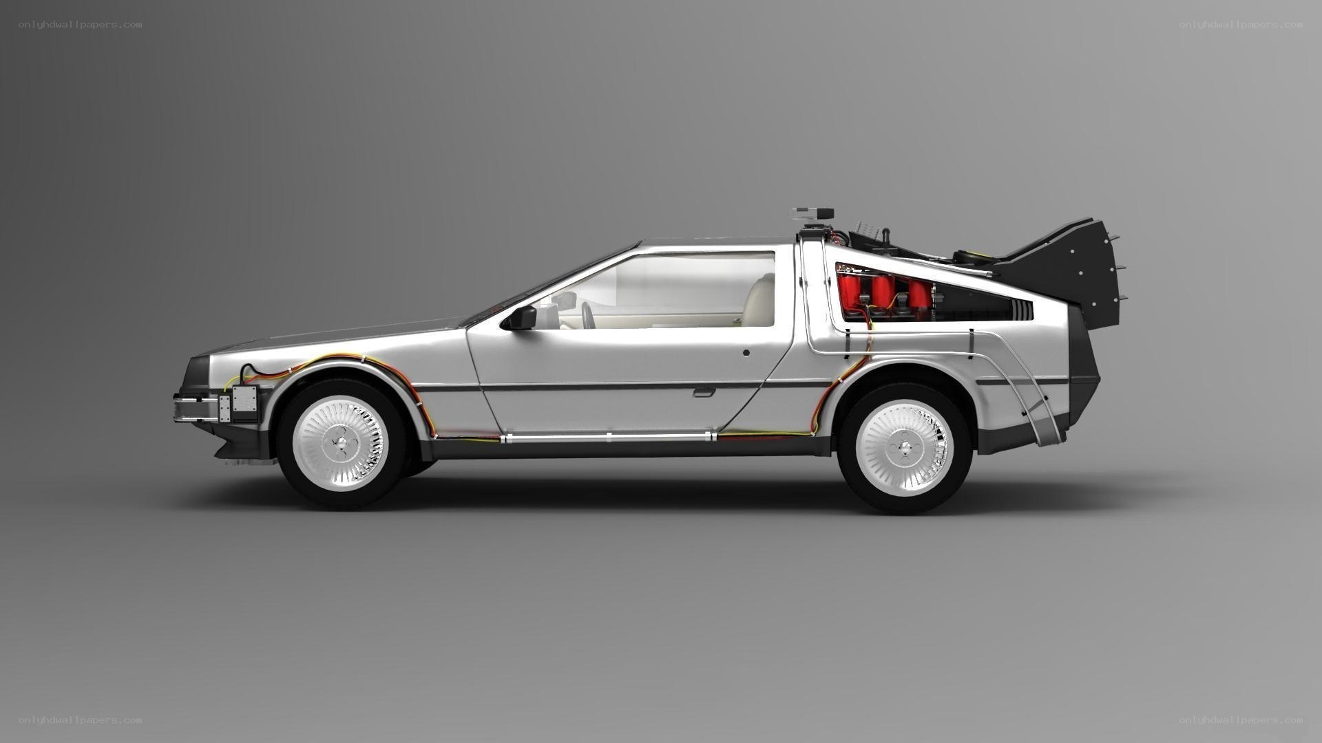 DeLorean time machine car