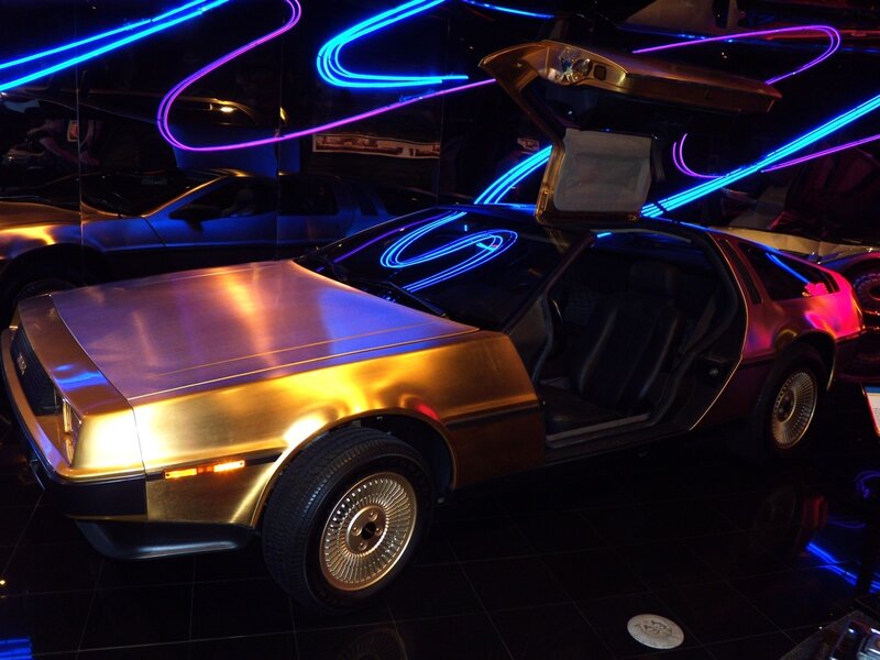 DeLorean time machine car