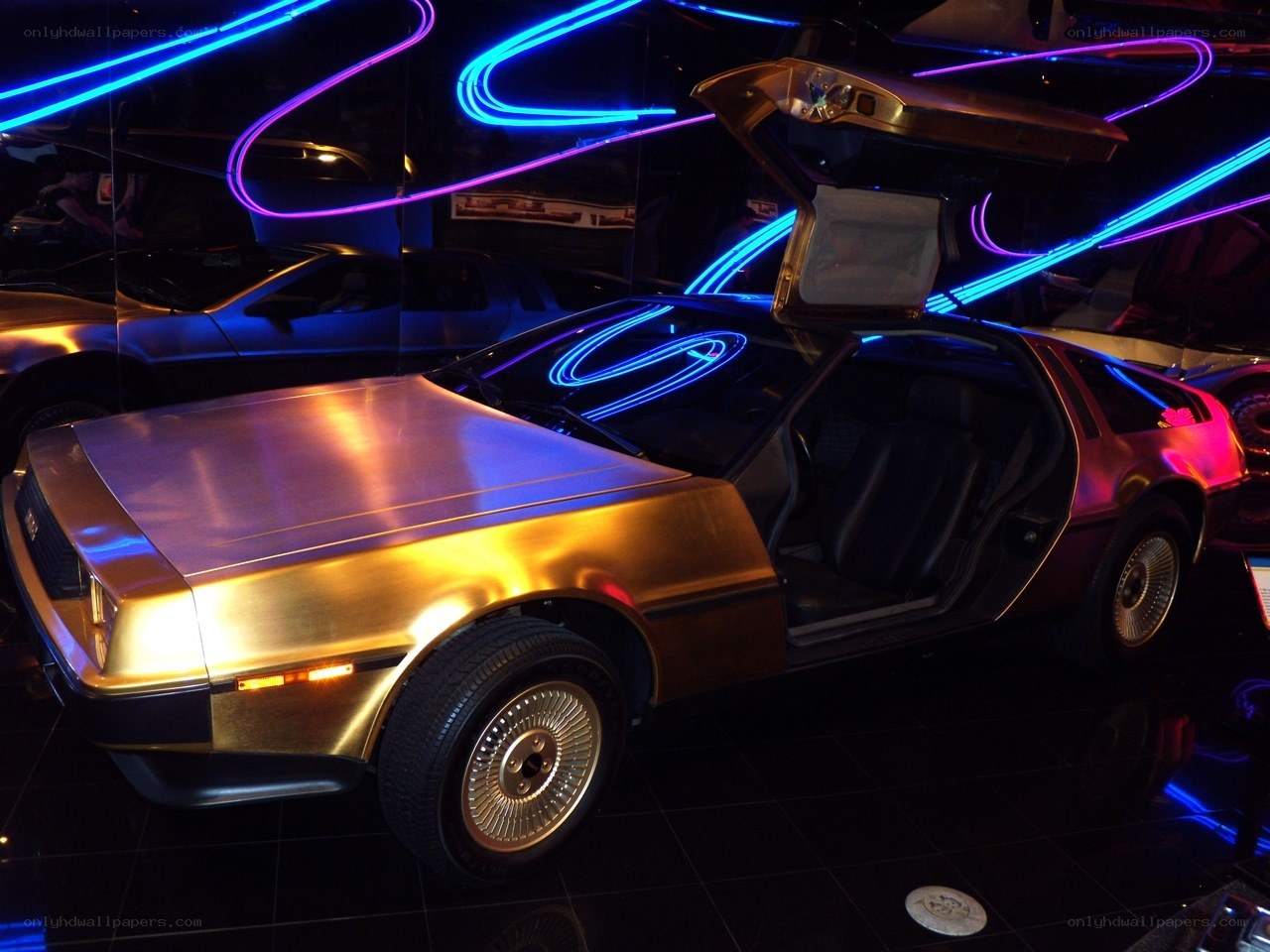 DeLorean time machine car