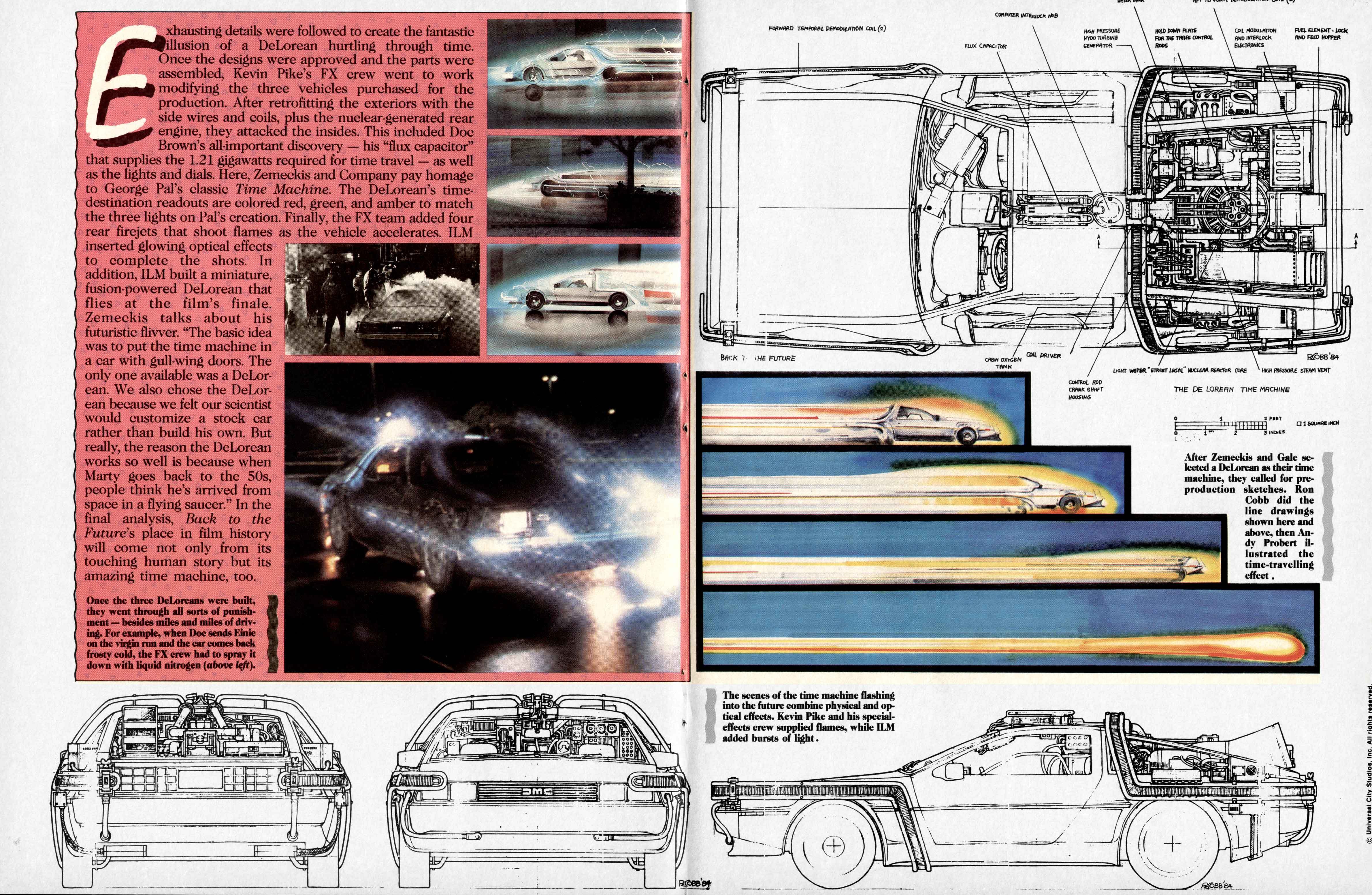 DeLorean time machine design