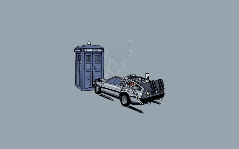DeLorean Time Machine — Gray, Calm