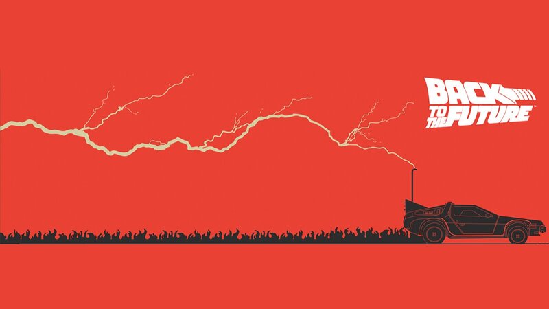 DeLorean Time Machine — Red