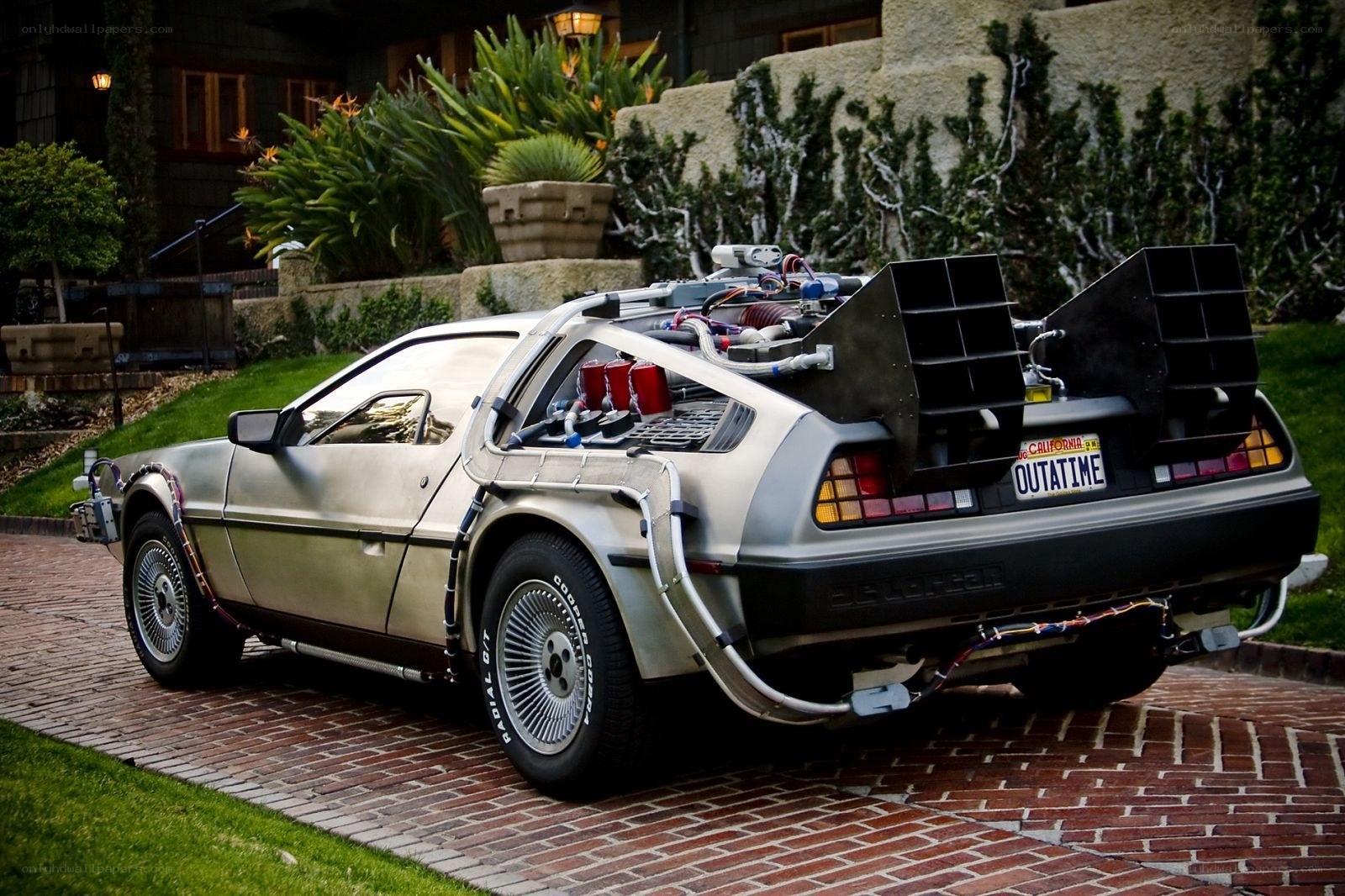 DeLorean time machine replica