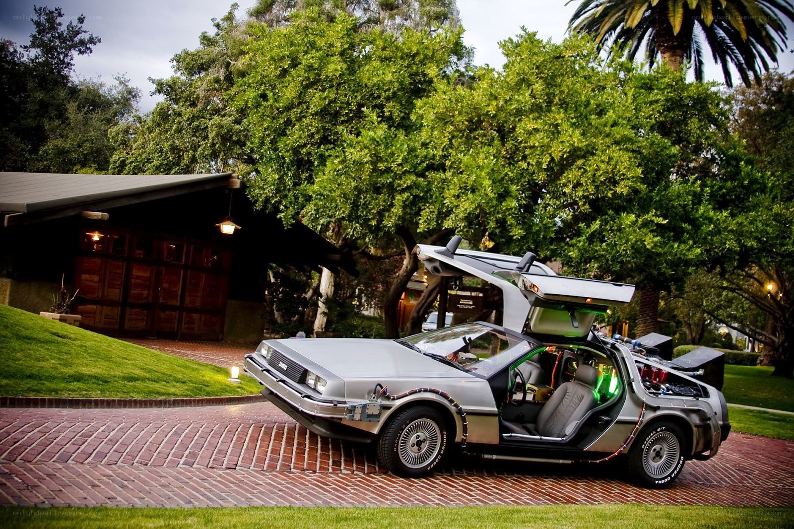 DeLorean time machine replica