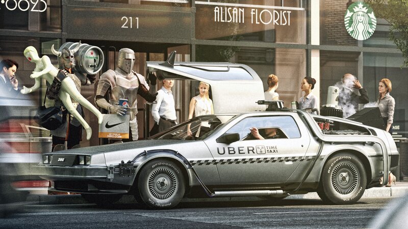 DeLorean Time Taxi
