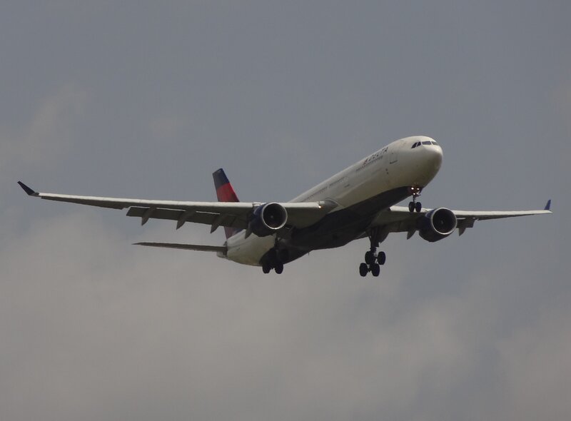 Delta Air Lines Airplane — Gray