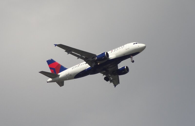 Delta Air Lines Airplane — White