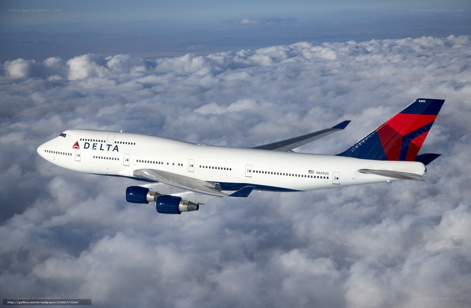 Delta Airlines Boeing 747