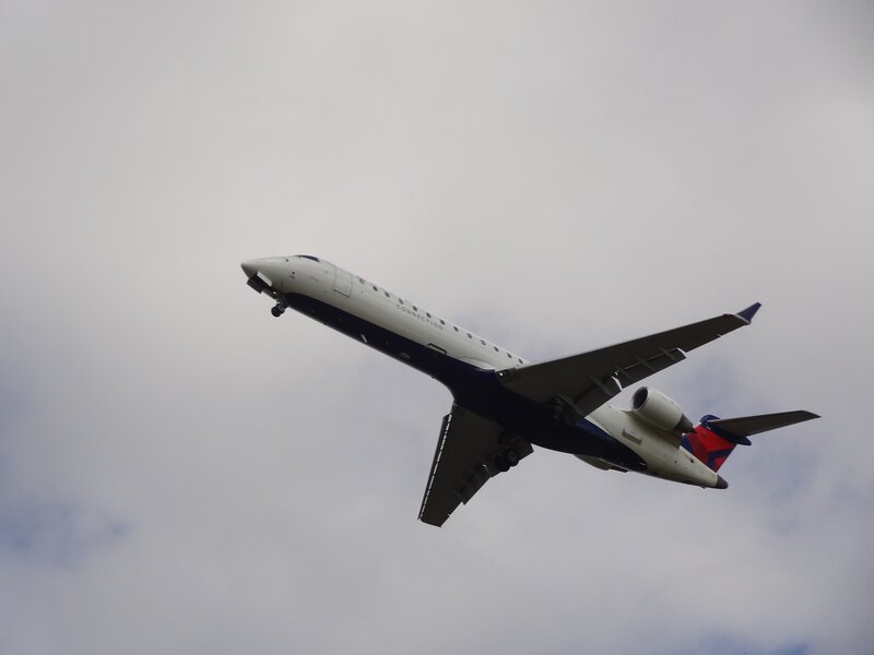 Delta Connection Airplane — White