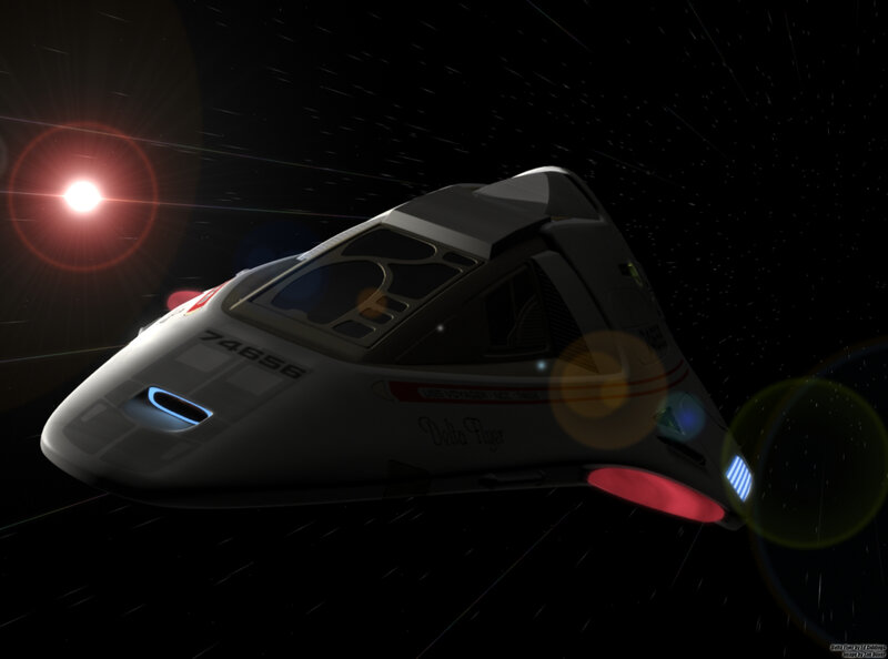 Delta Flyer in space