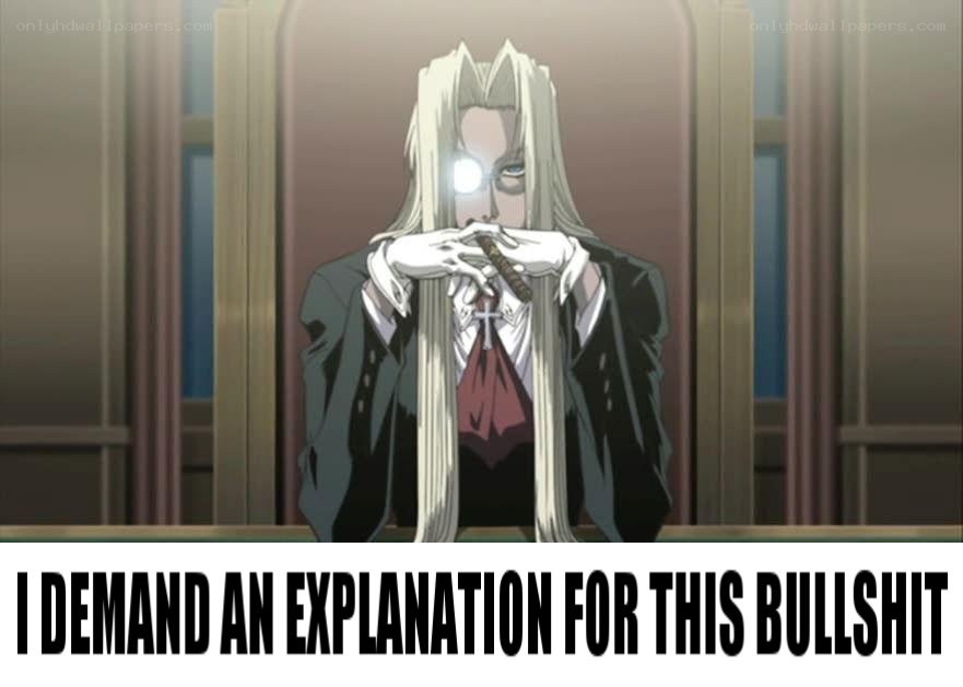 demanding an explanation