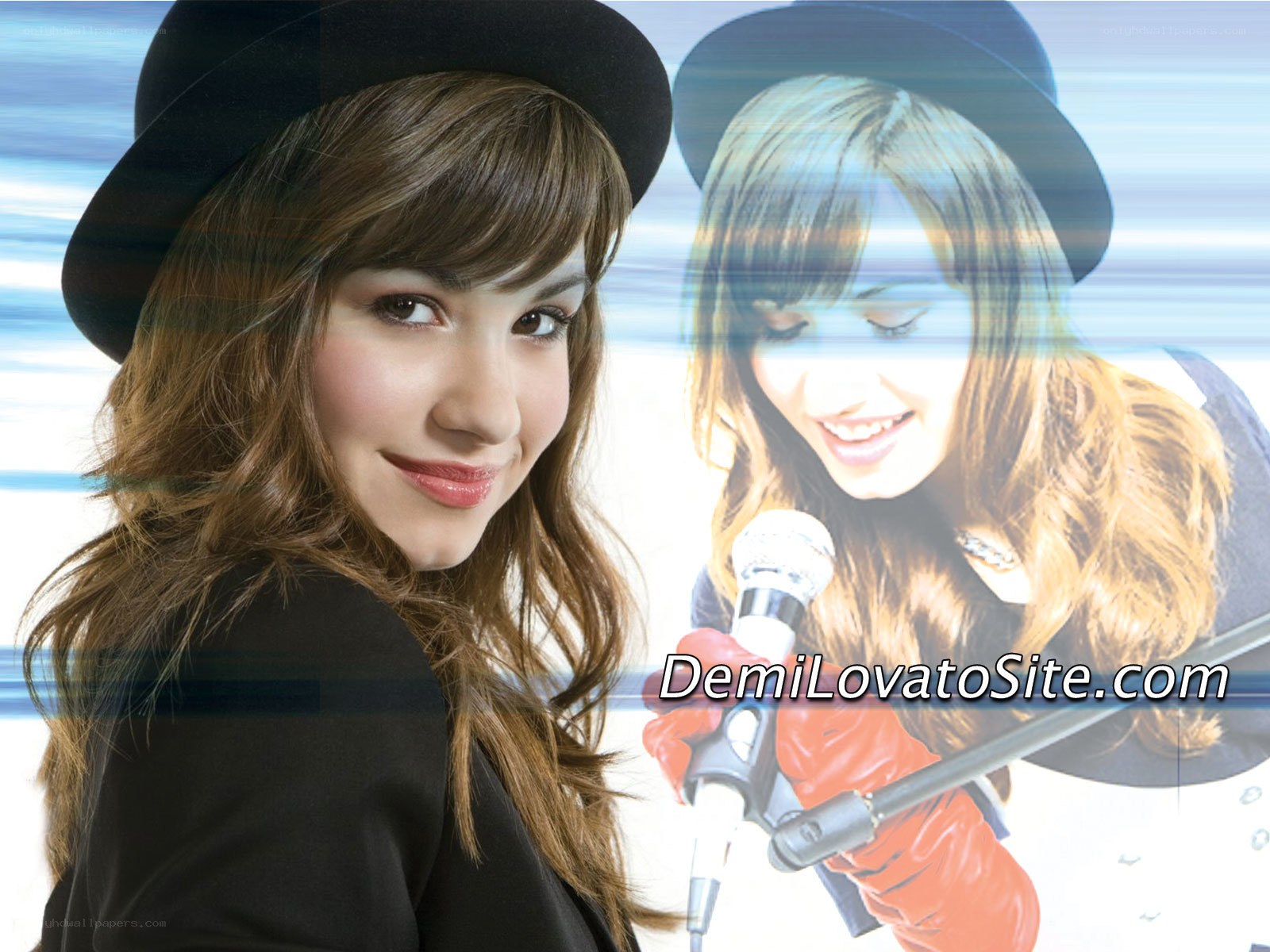 Demi Lovato in a hat