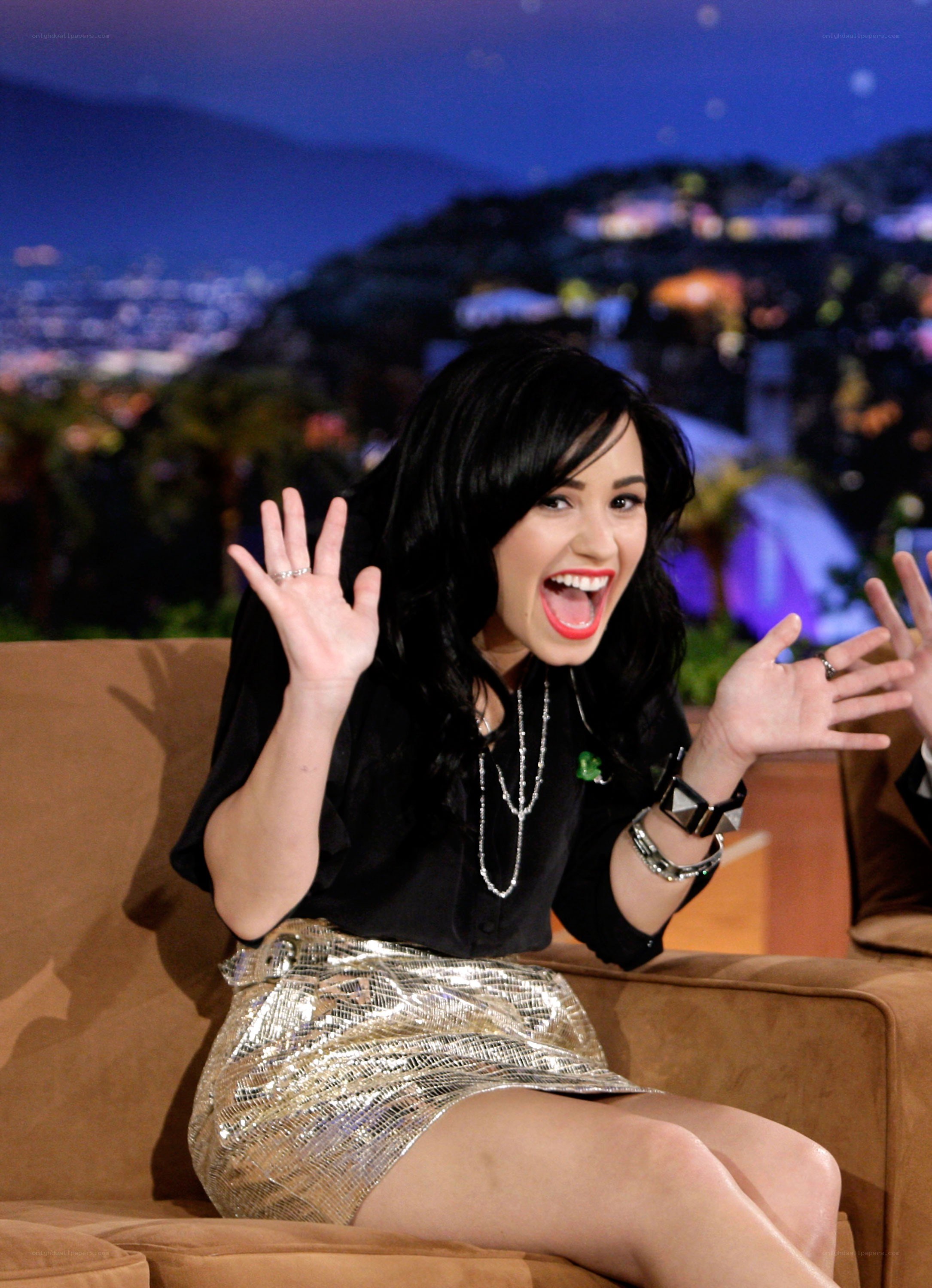 Demi Lovato on talk show