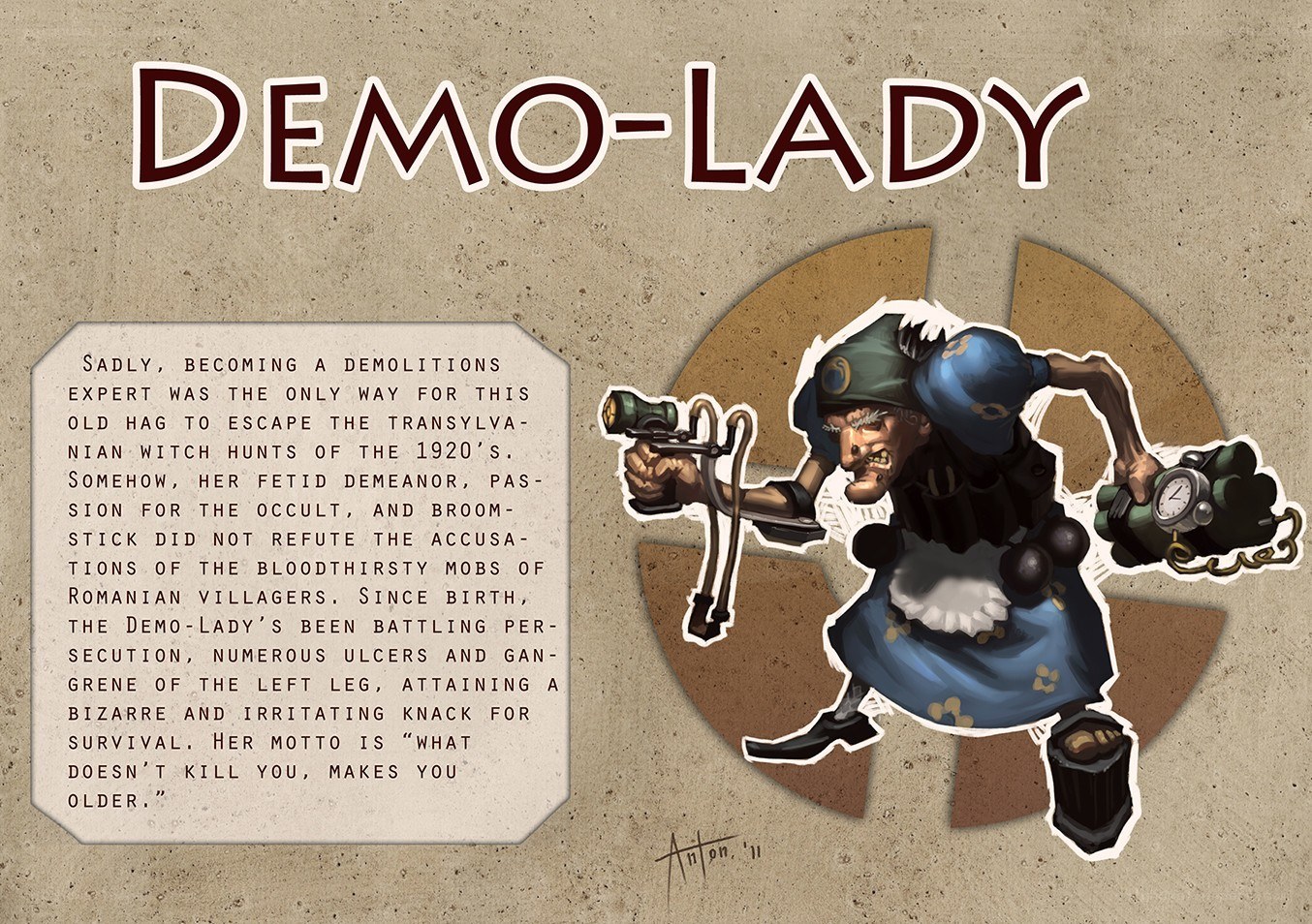 Demo-Lady character profile