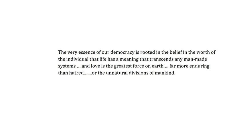 democracy and love quote