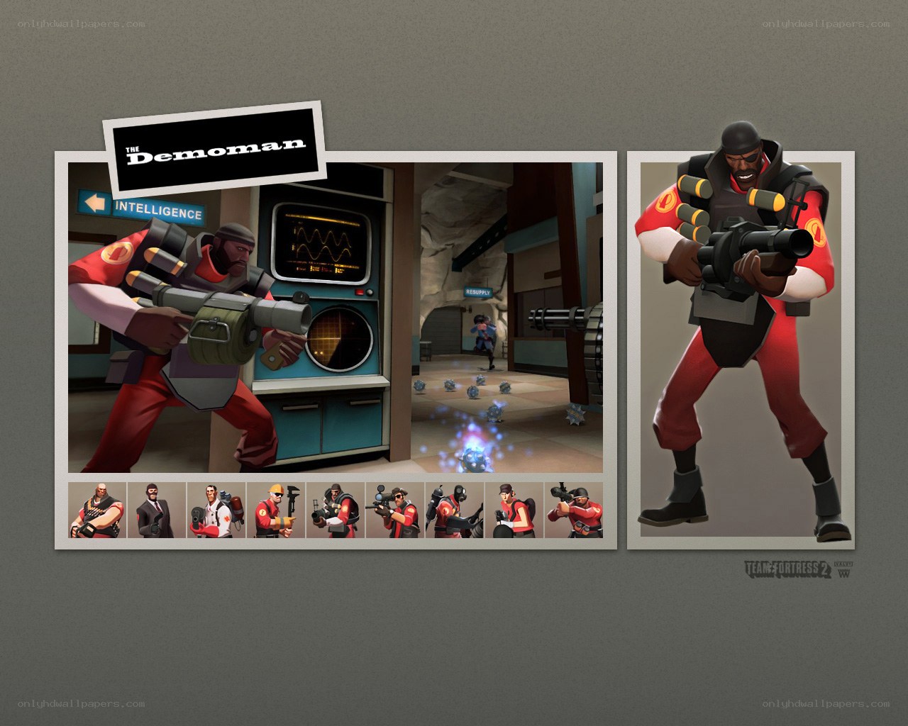 Demoman character art