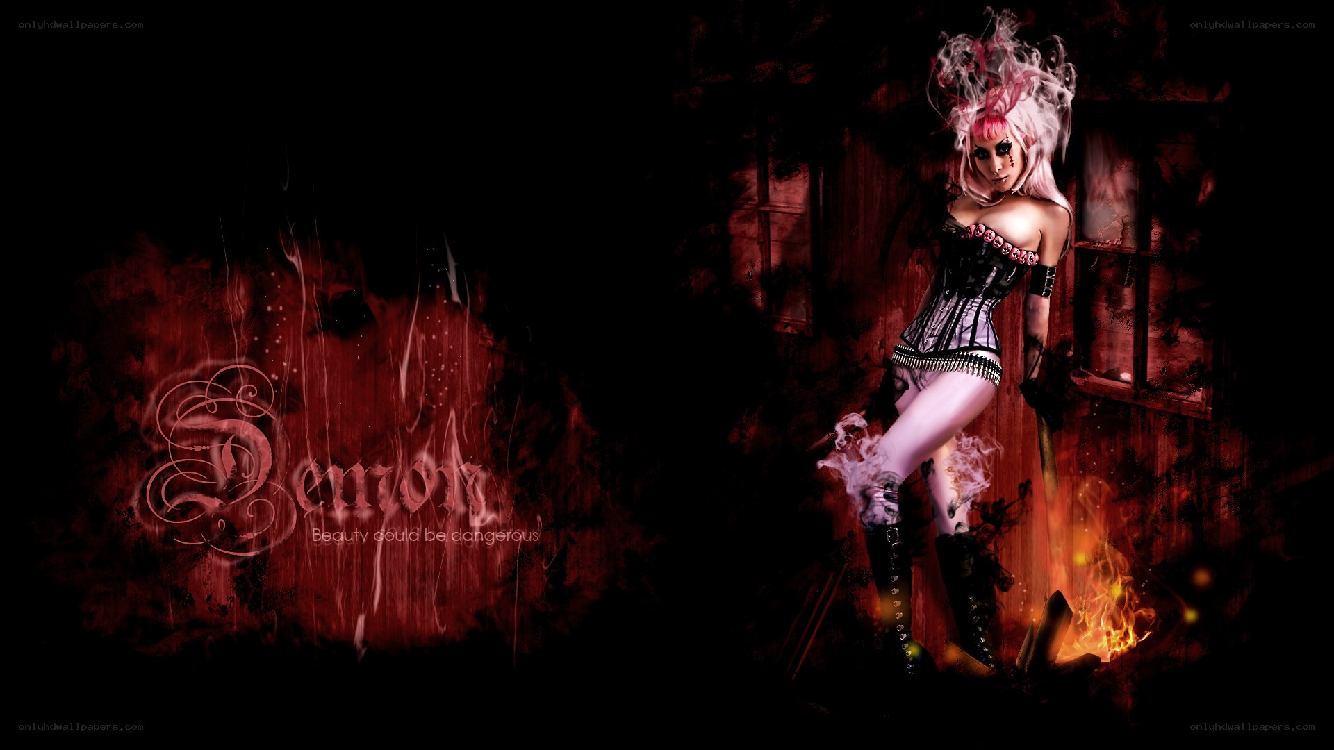demon beauty wallpaper