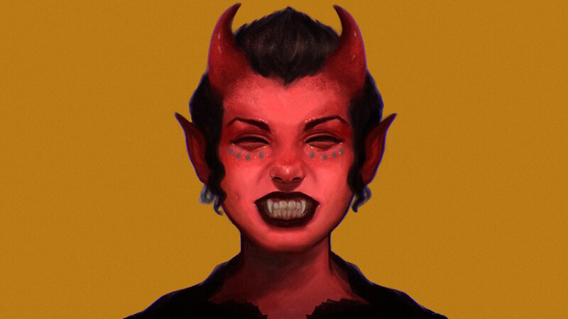 Demon Character Portrait