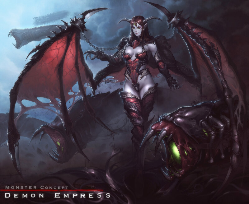 Demon Empress with Wings