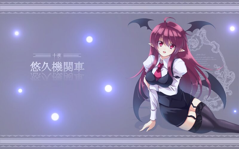 Demon girl in school uniform