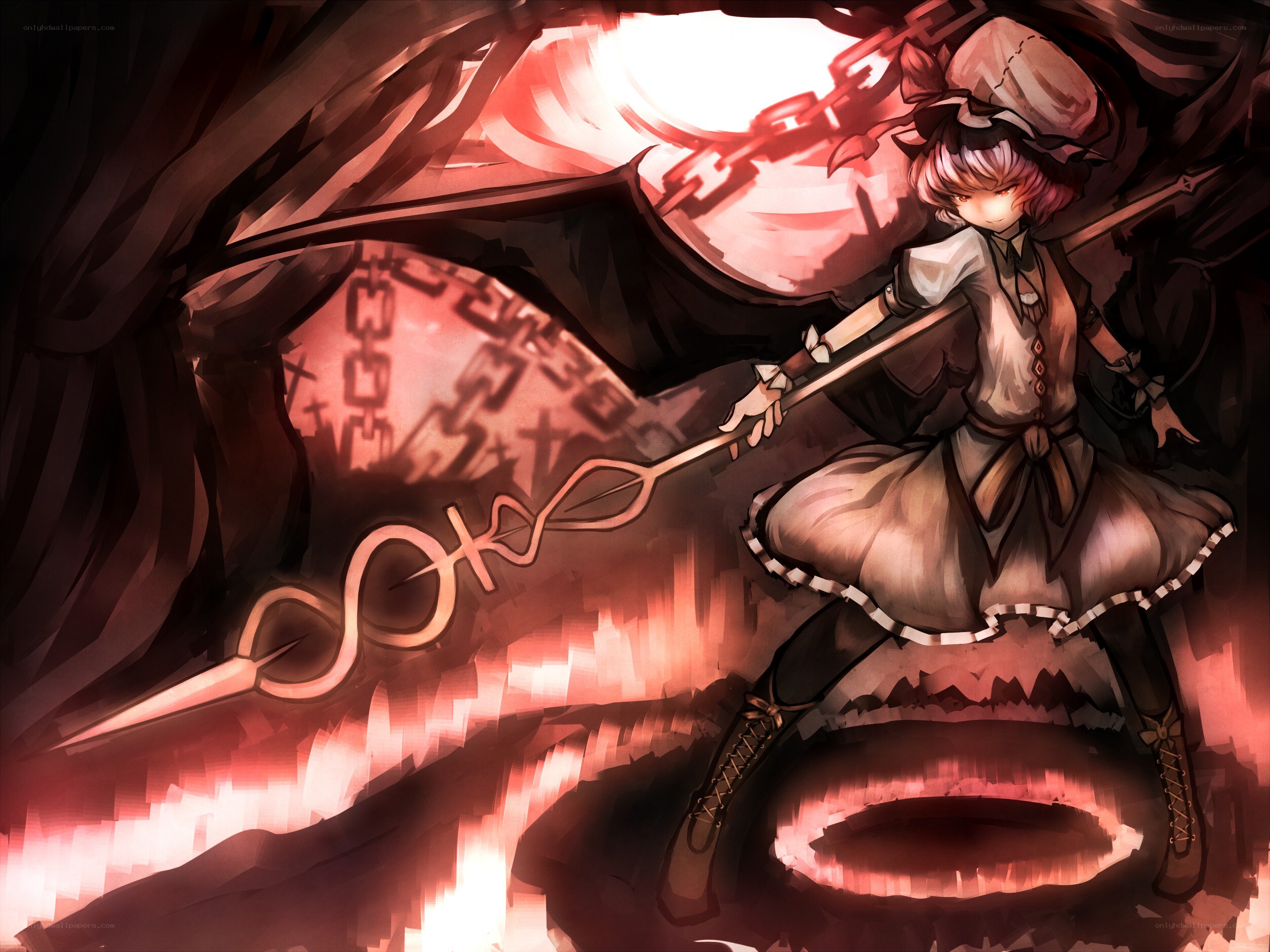Demon girl with a spear