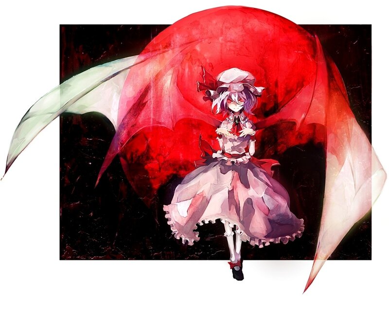 Demon girl with red wings