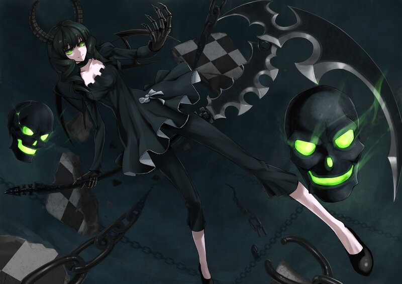 Demon girl with scythe