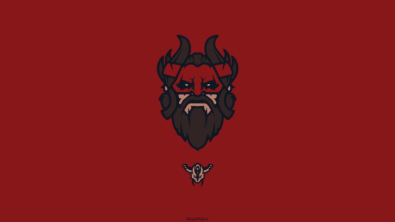 demon head logo design
