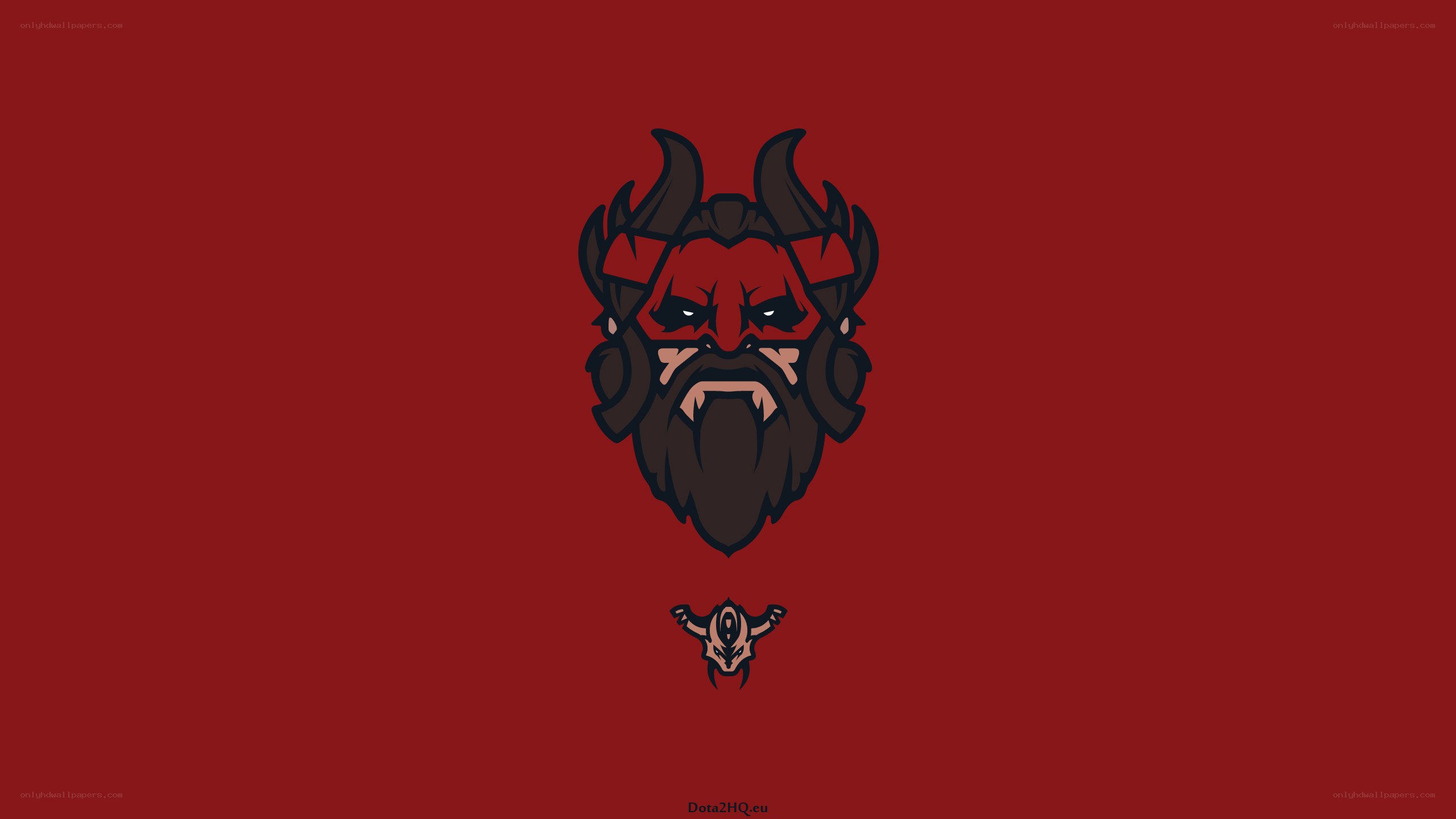 demon head logo design