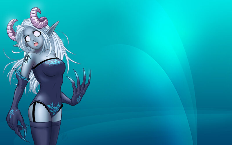 demon hunter character art