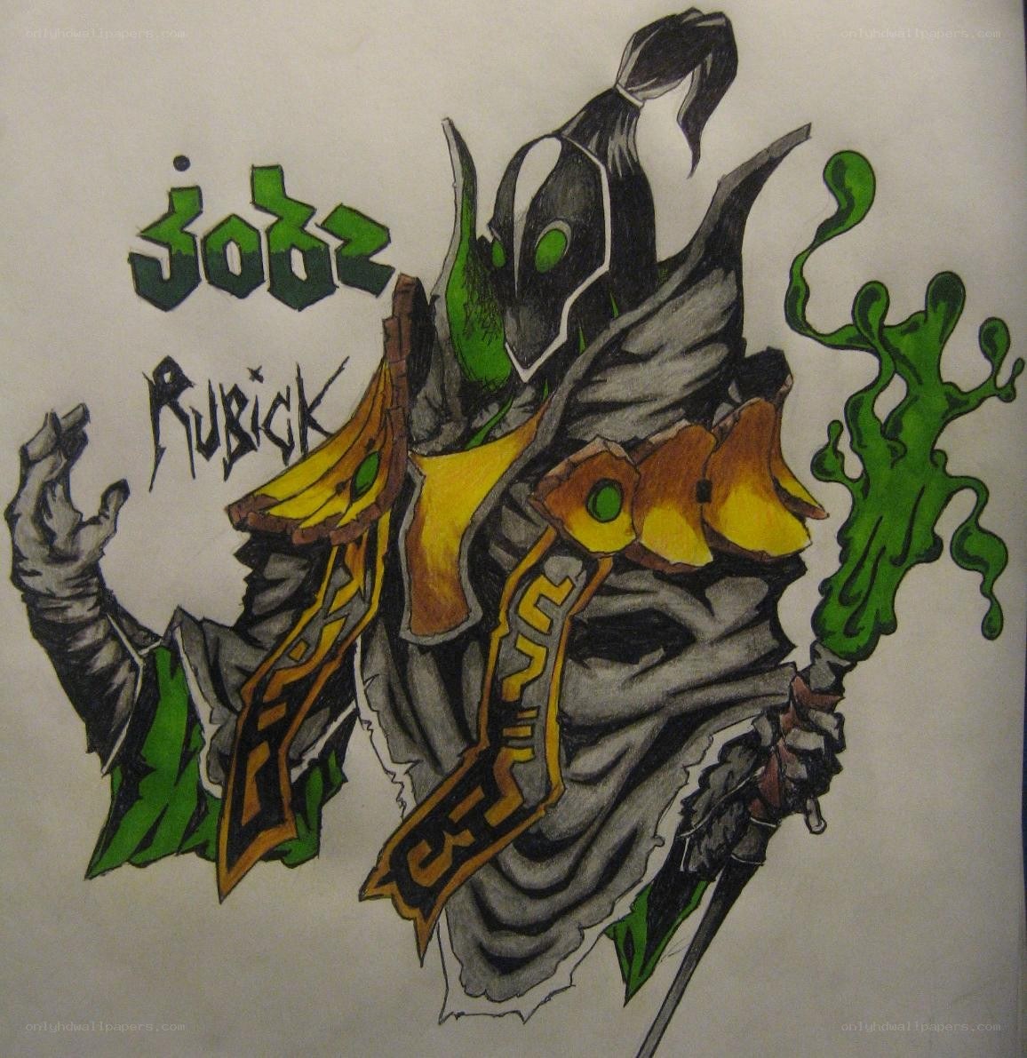 demon hunter character art