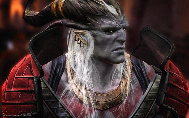 demon hunter character portrait