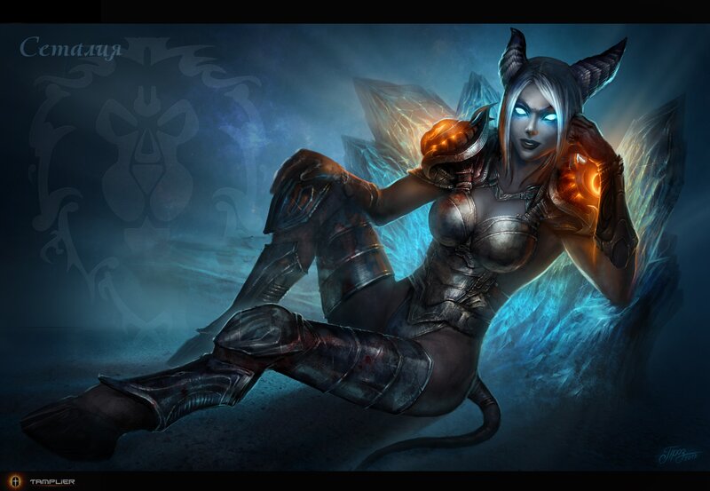 Demon Hunter in armor