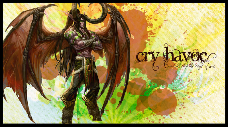 demon hunter with wings