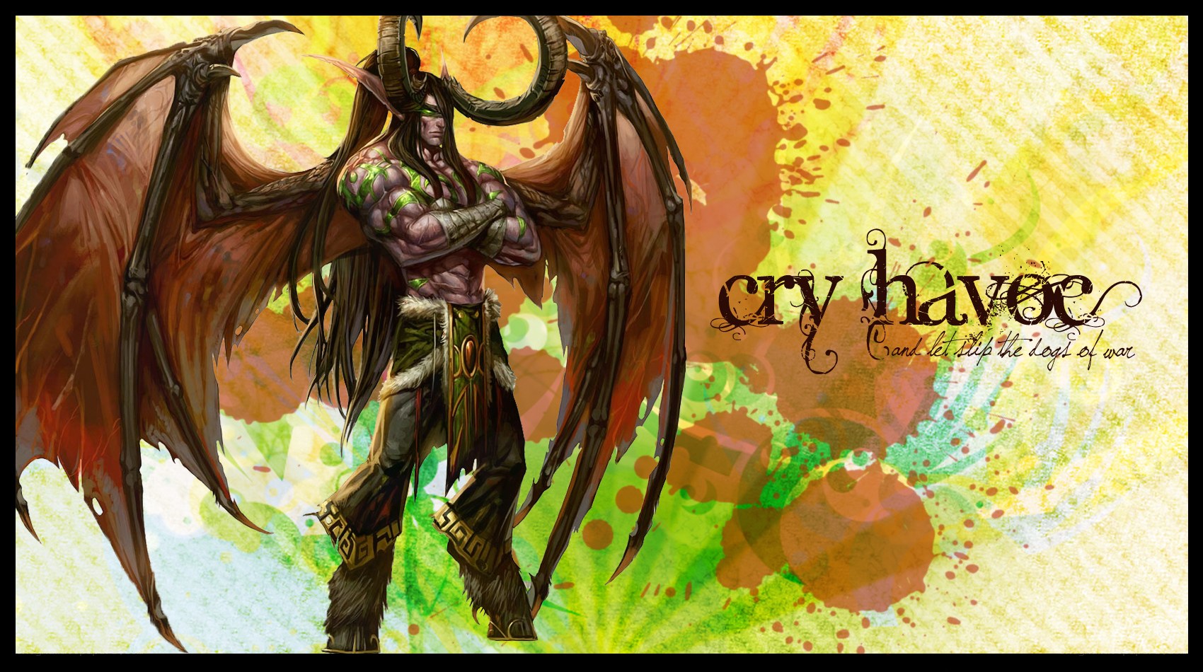 demon hunter with wings