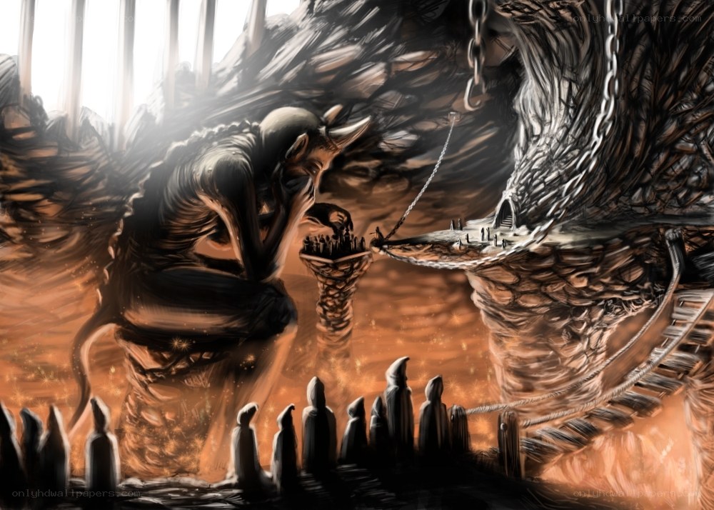 demon in a dark prison