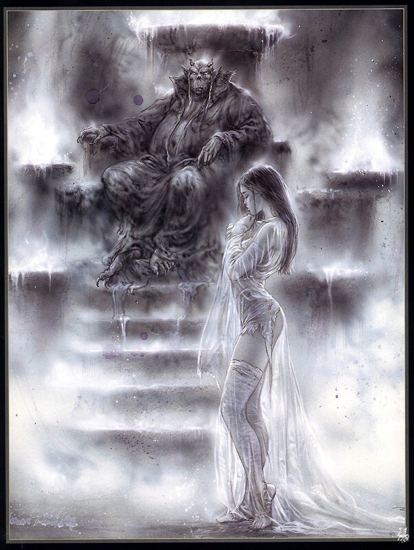 demon king and a woman
