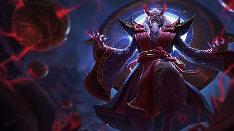 Demon-like Figure in Robe