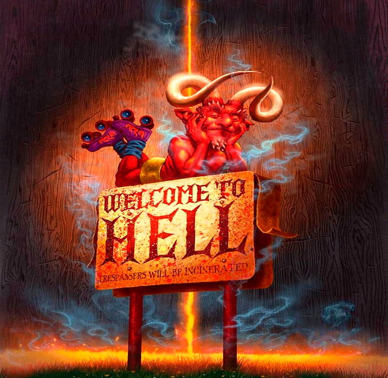 Demon on Sign