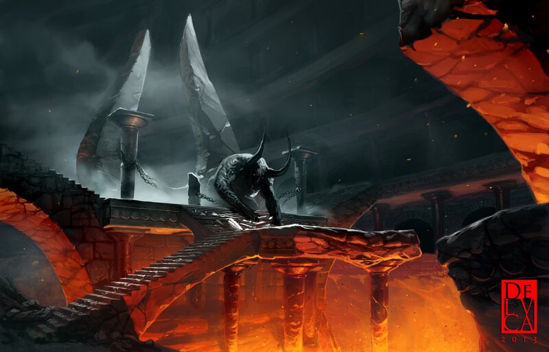 Demon on Stone Bridge