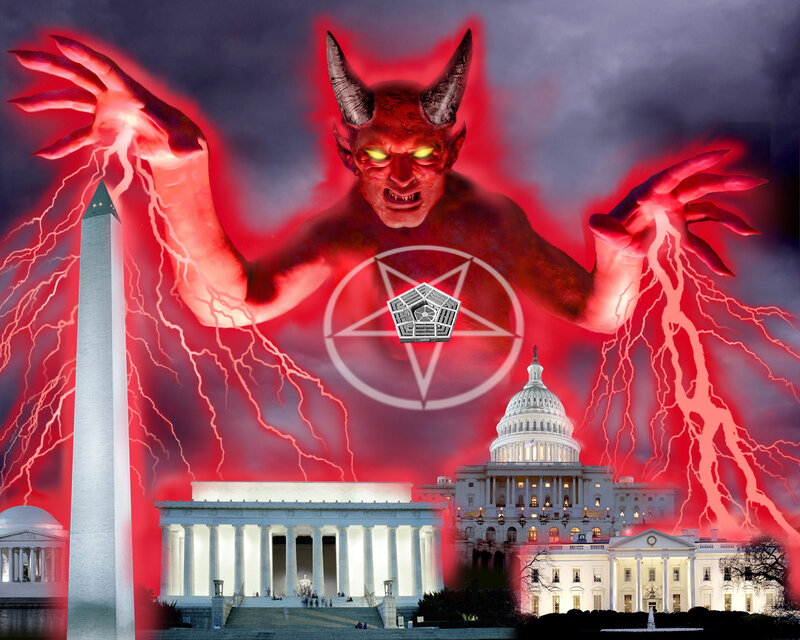 Demon over Washington D.C.