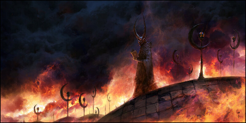 Demon Priest on a Hill