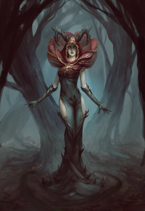 Demon Queen in Forest