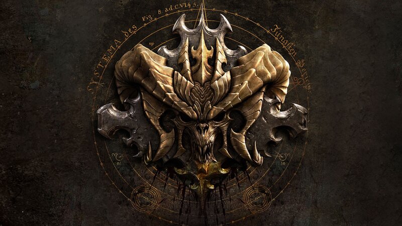 Demon Skull Emblem — Black