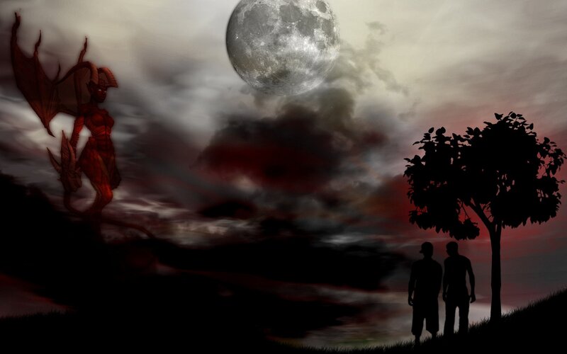 demon under the moon