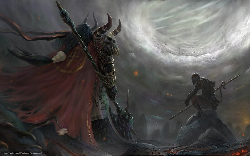 Demon vs Monkey Warrior
